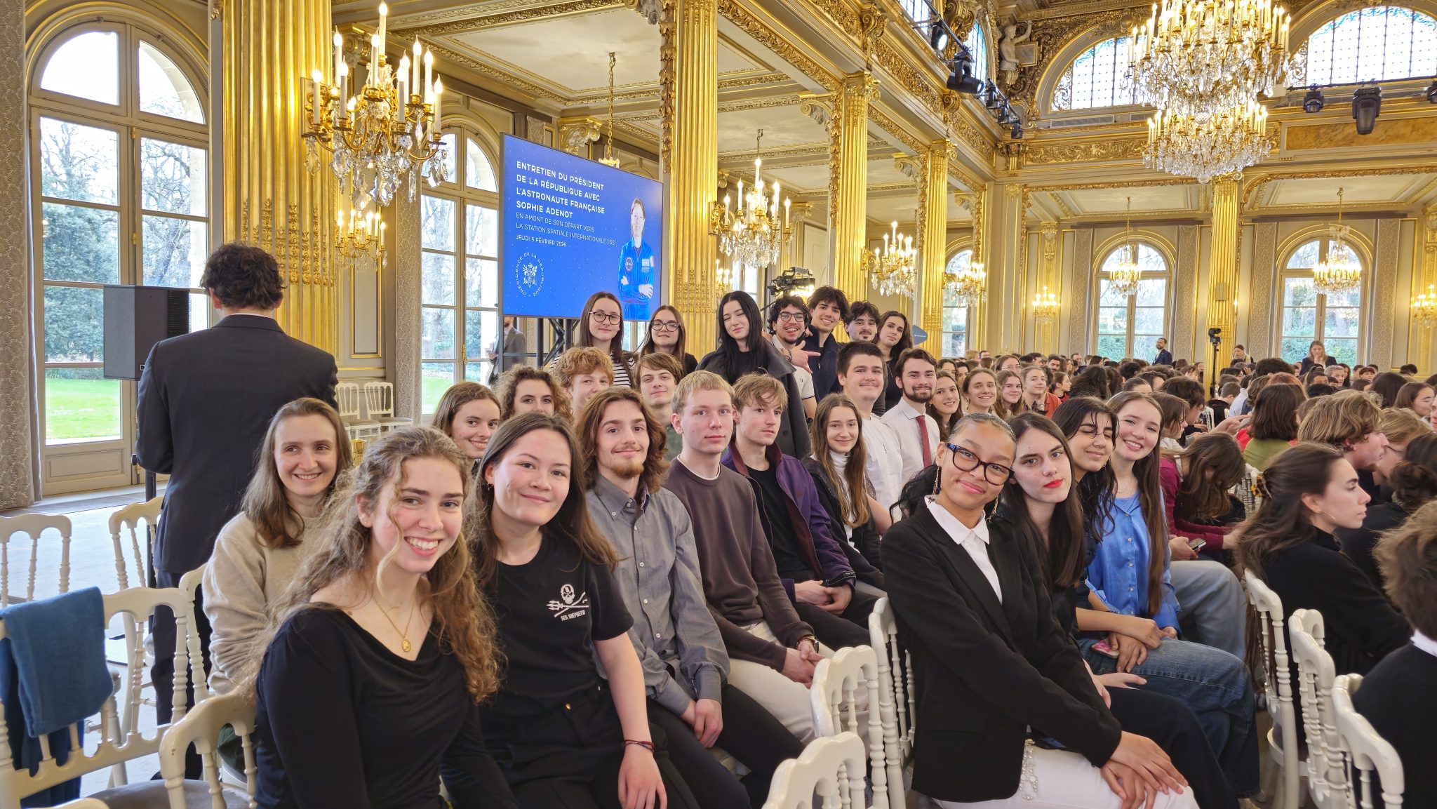 Les BCPST1B à l’Elysée