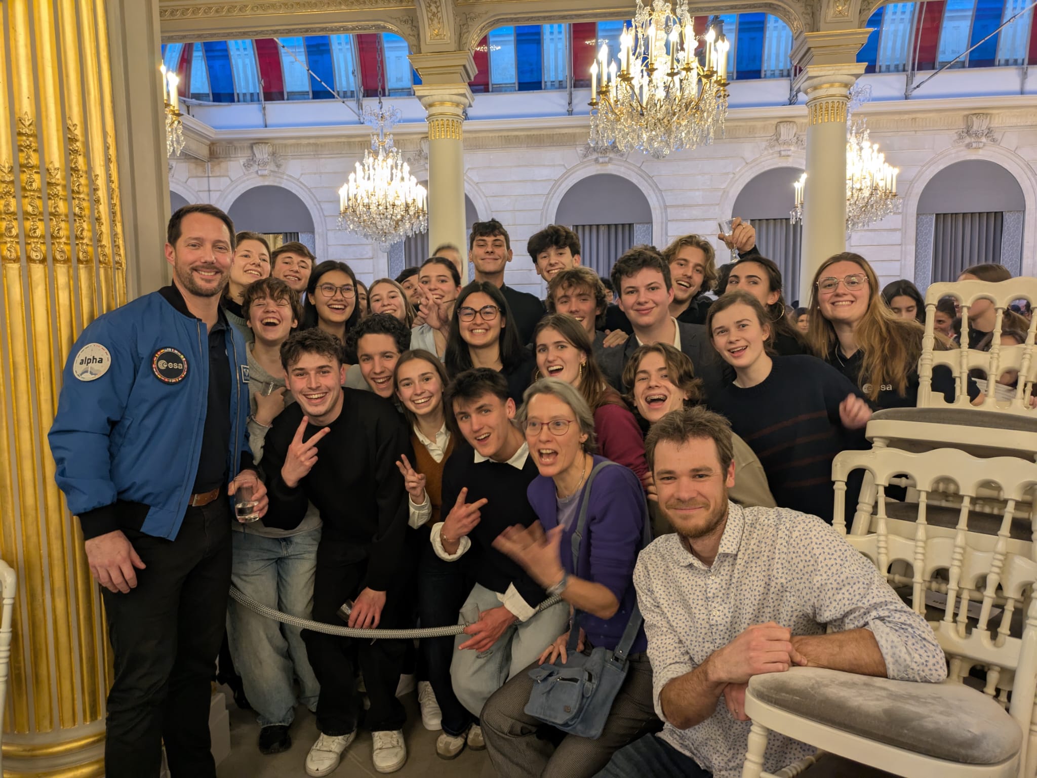 Les BCPST1B à l’Elysée